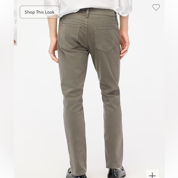 J crew dusty charcoal Slim-fit garment-dyed five-pocket pant - Picture 5 of 6
